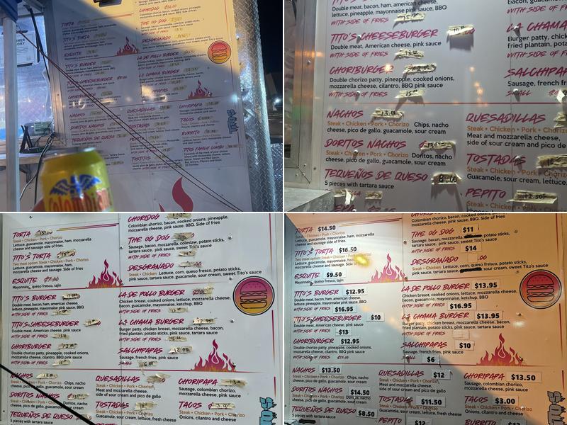 Titos wpb Menu