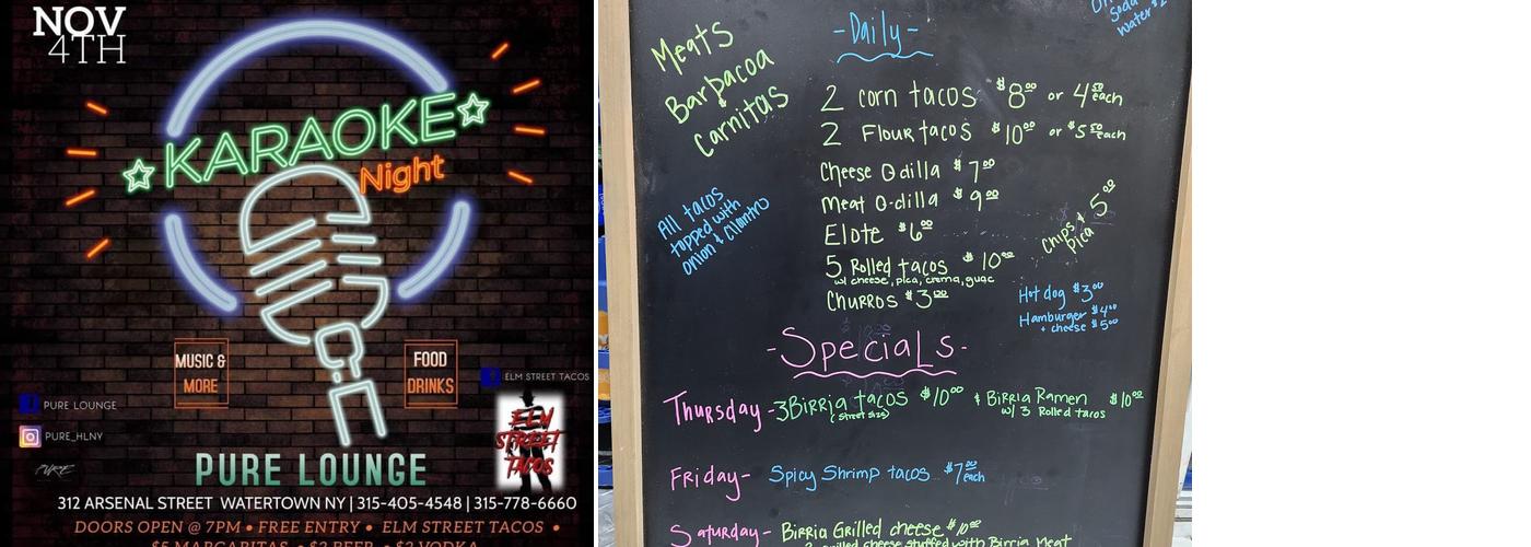 ELM STREET TACOS LLC Menu