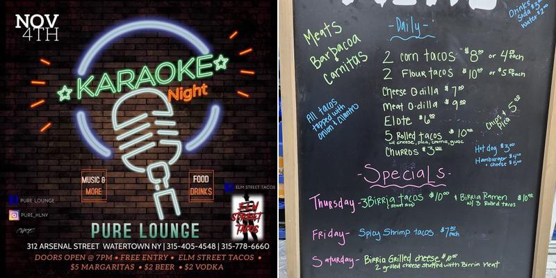 ELM STREET TACOS LLC Menu