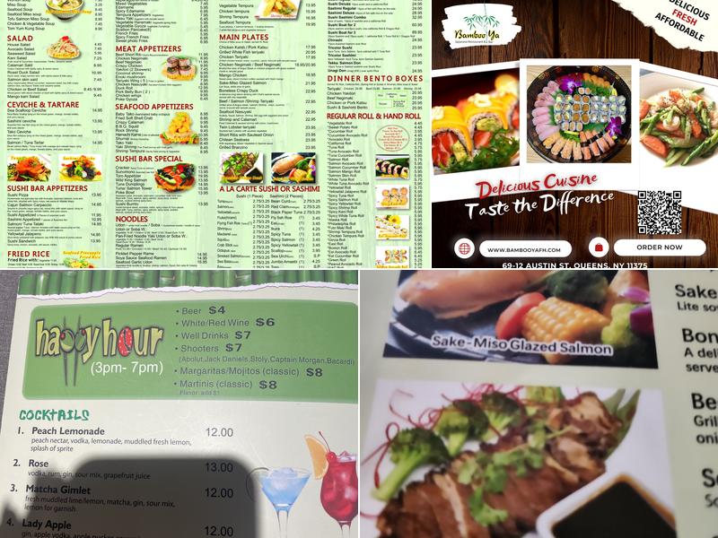 Bamboo Ya (Forest hills ) Menu