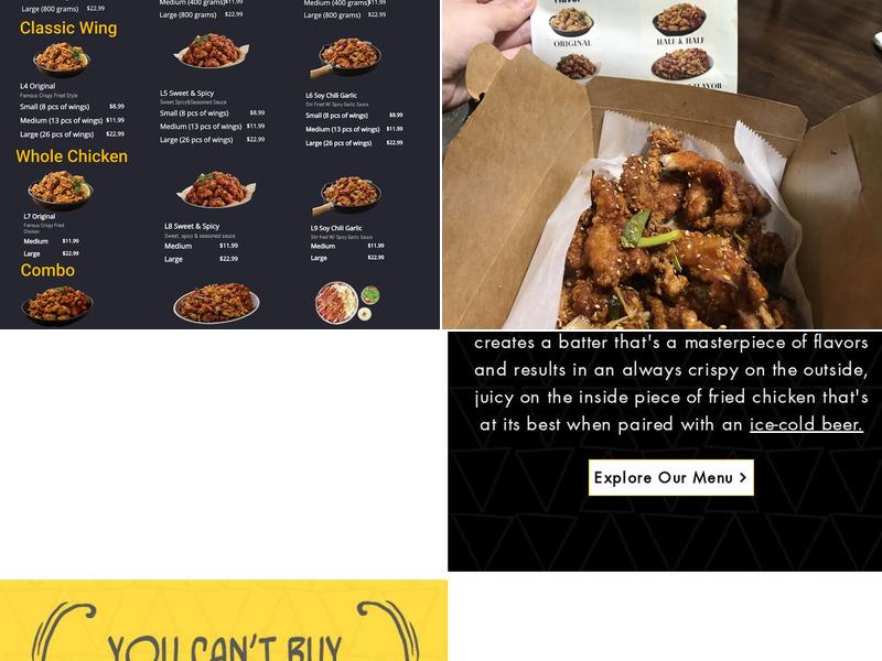 Left Wing Menu