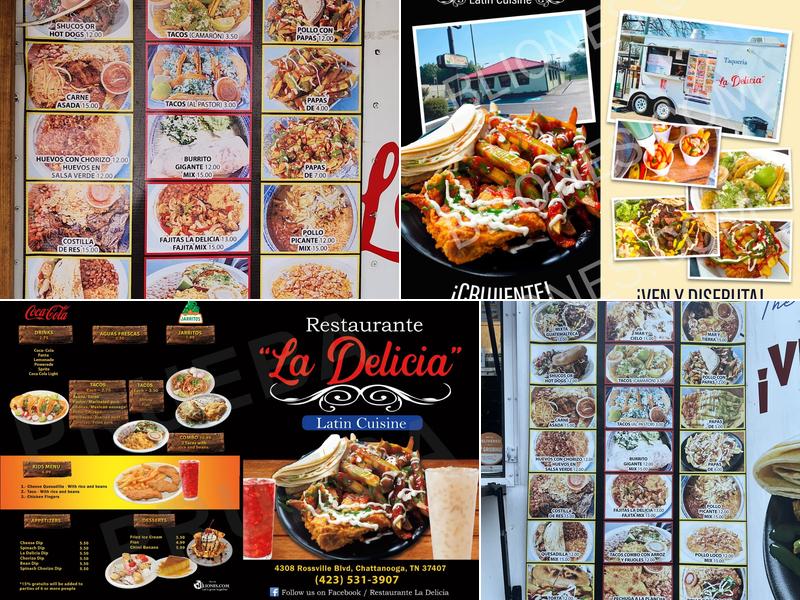 Taqueria la delicia Menu