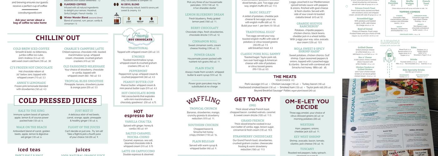Turning Point Menu