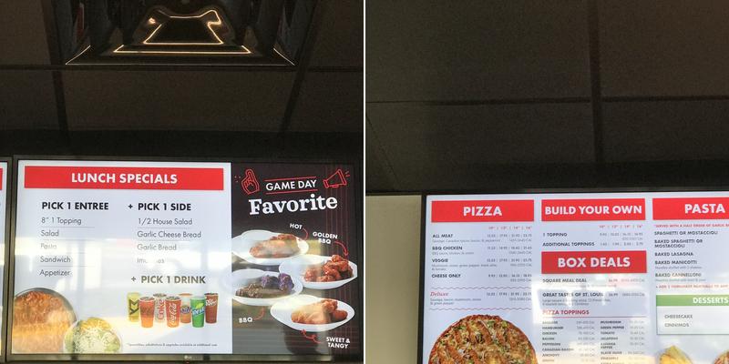 Imo's Pizza Menu