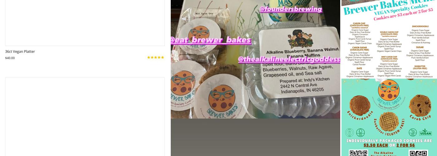 Brewer Bakes - Vegan Specialty Cookies Menu