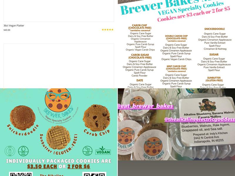 Brewer Bakes - Vegan Specialty Cookies Menu
