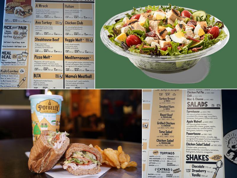 Potbelly Menu