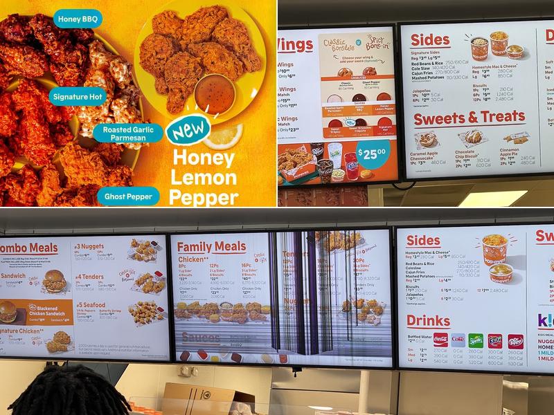 Popeyes Louisiana Kitchen Menu