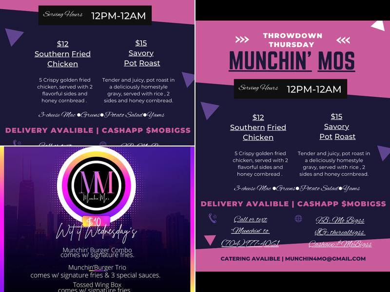 Munchin' Mo's Menu