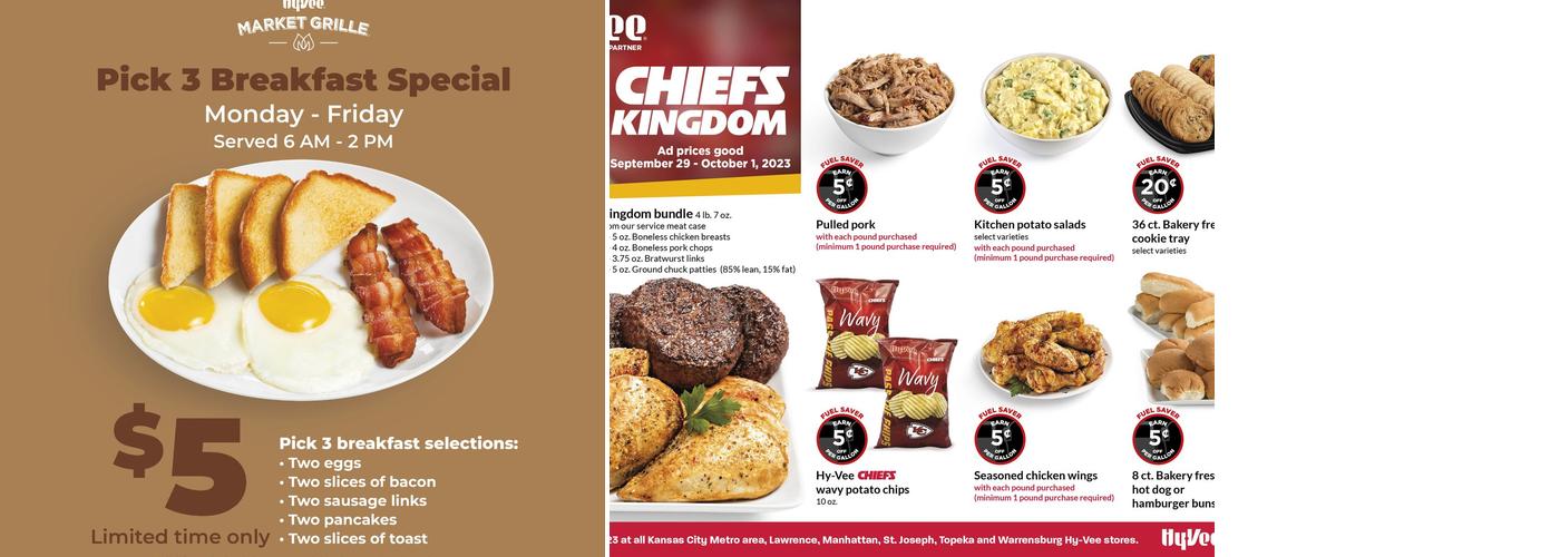 Hy-Vee Market Grille Express Menu