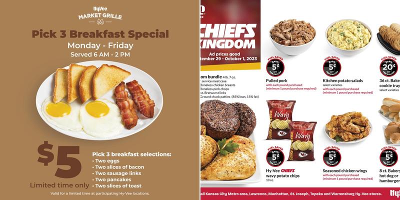Hy-Vee Market Grille Express Menu