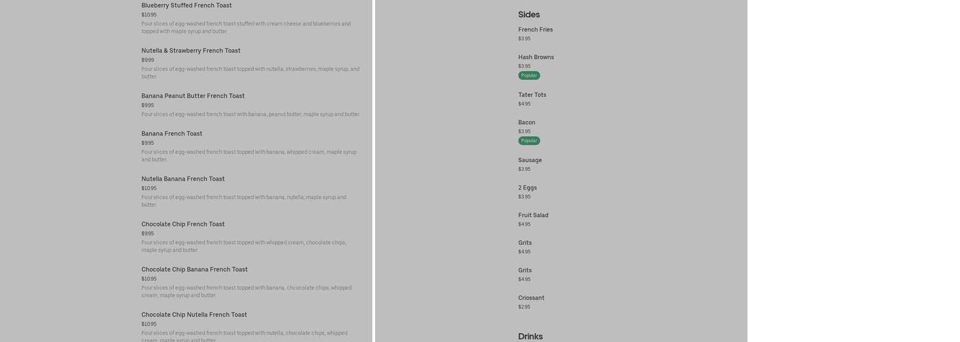 Kitchen 55 Breakfast . Lunch . Dinner Menu