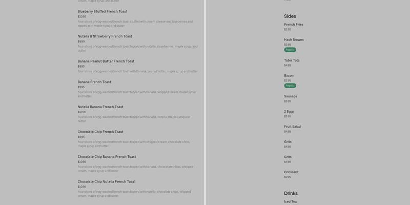 Kitchen 55 Breakfast . Lunch . Dinner Menu