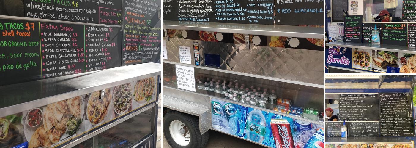 Mexican Grill Stand Menu