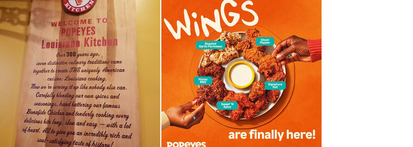 Popeyes Louisiana Kitchen Menu