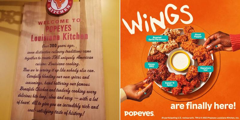 Popeyes Louisiana Kitchen Menu