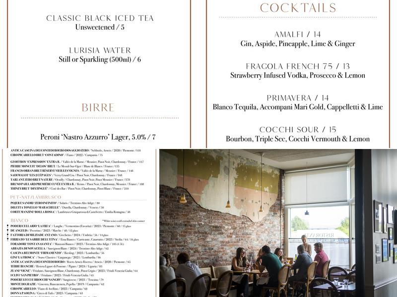 DITONDO Menu