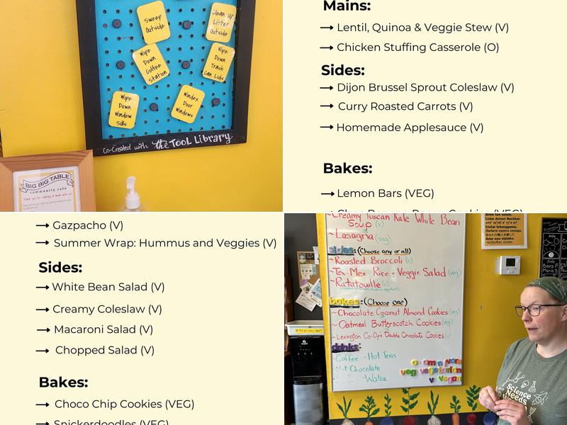 Big Big Table Menu