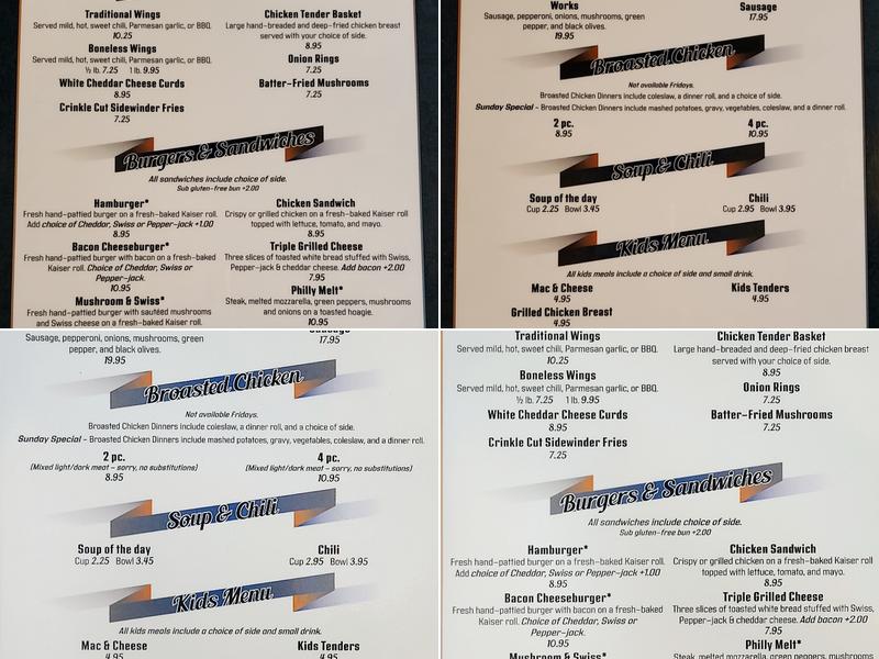 One Fourteen Bar & Grille Menu
