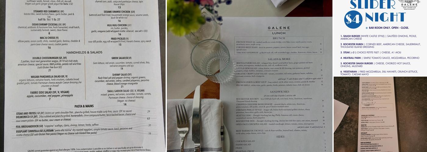 Galene Menu