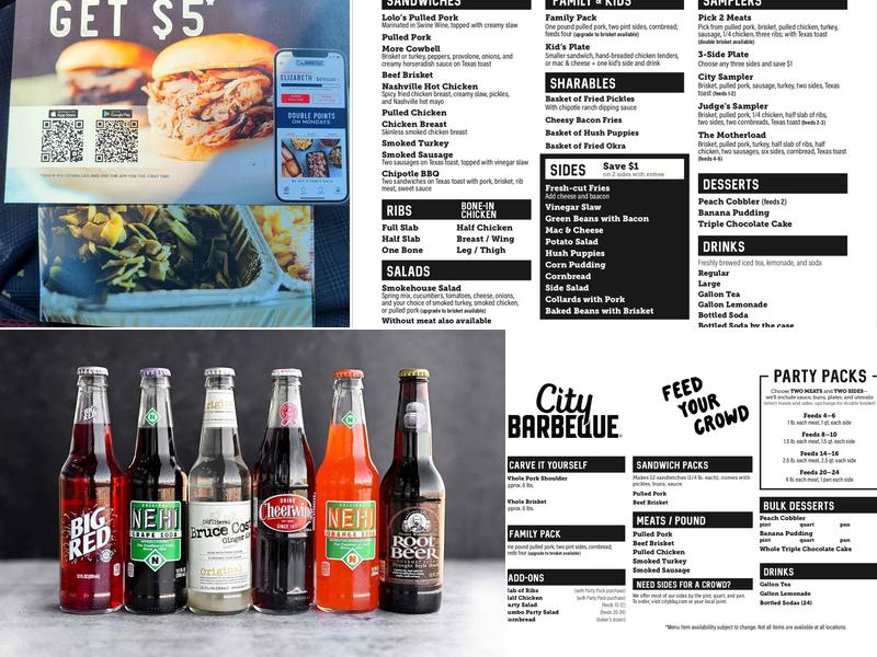 City Barbeque Menu