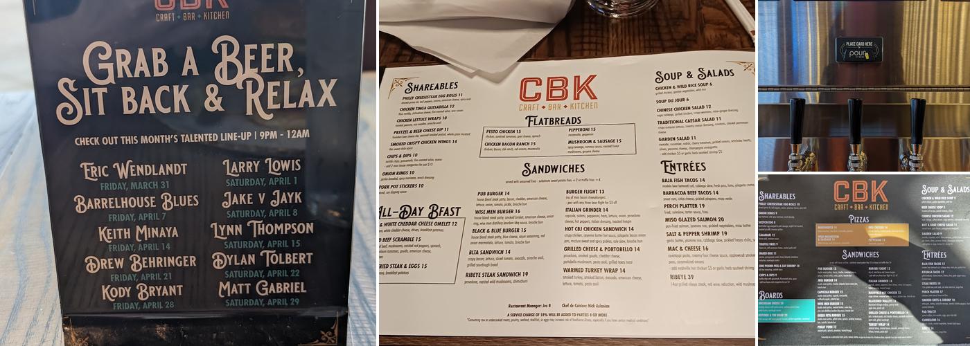 CBK Menu