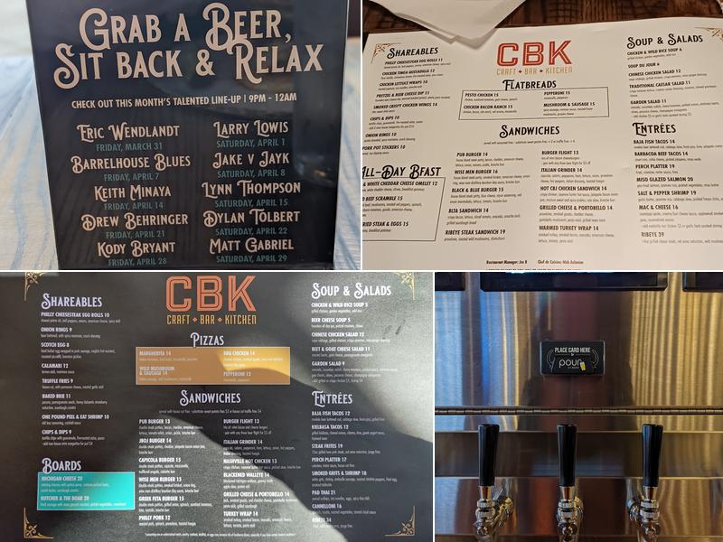 CBK Menu