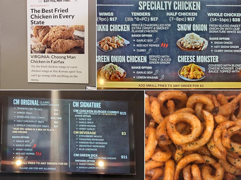 CM Chicken Menu