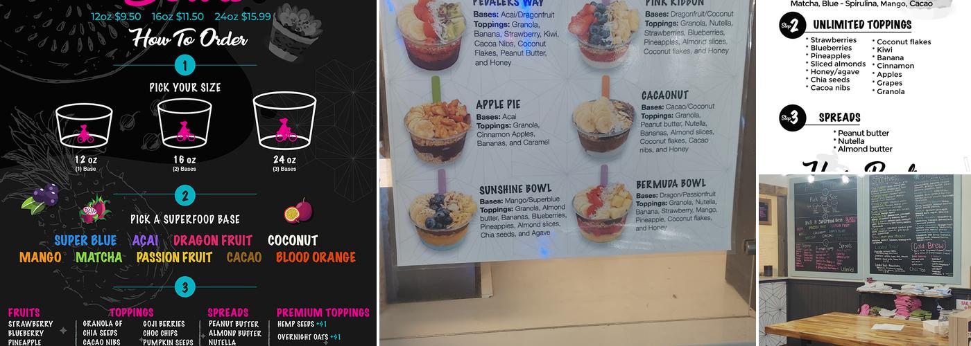 Blended Pedaler Menu