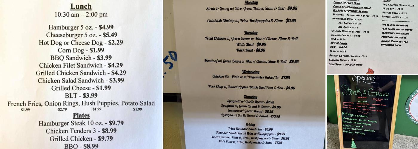 Eli's Kitchen Menu