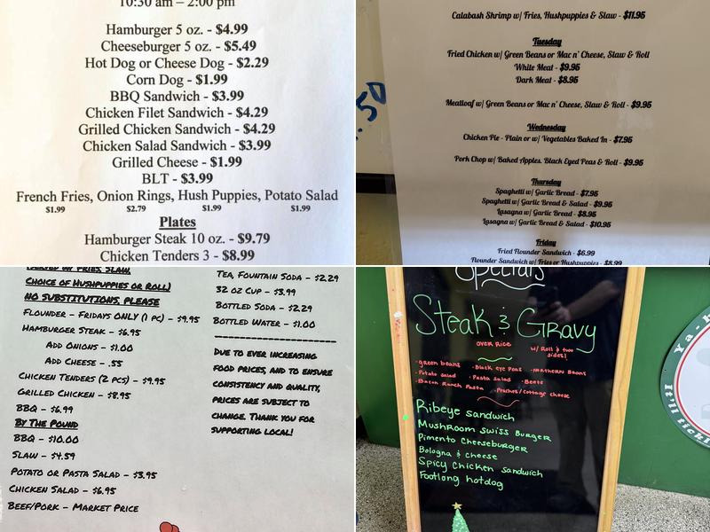 Eli's Kitchen Menu