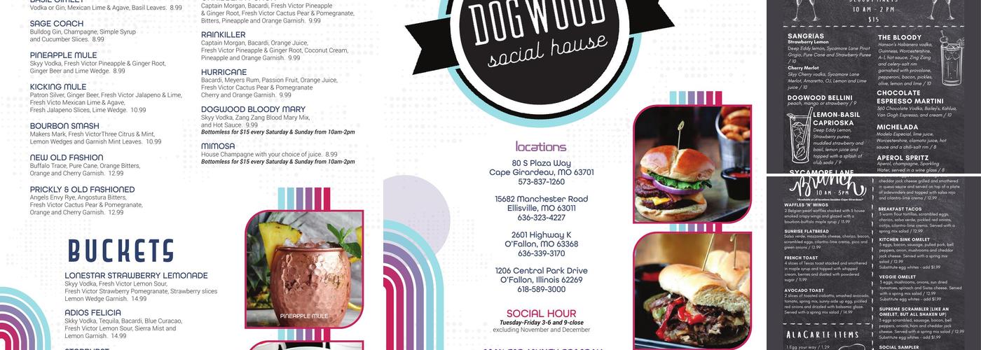 Dogwood Social House O'Fallon, MO Menu