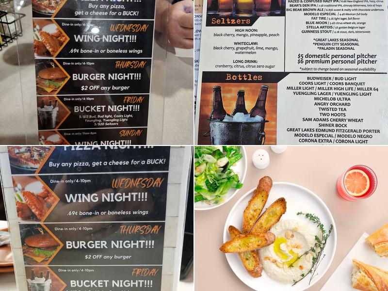 Bull & Bear Neighborhood Grille and Tavern Menu