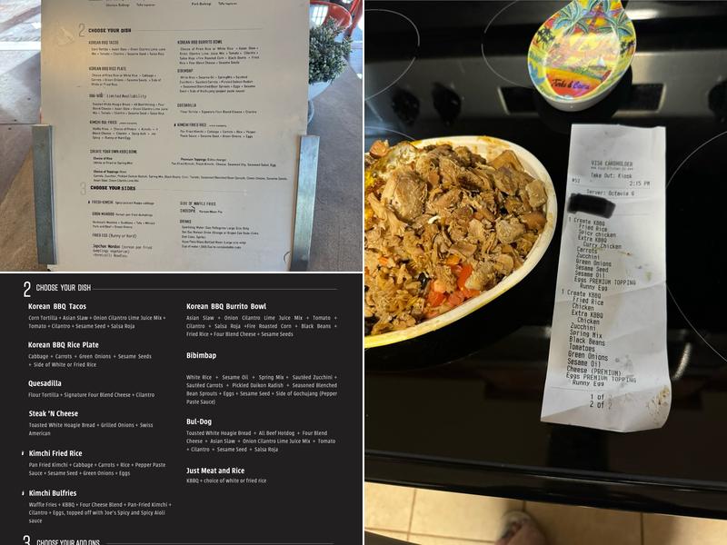 Bulkogi Menu