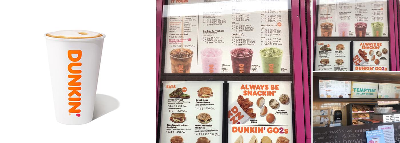 Dunkin' Menu
