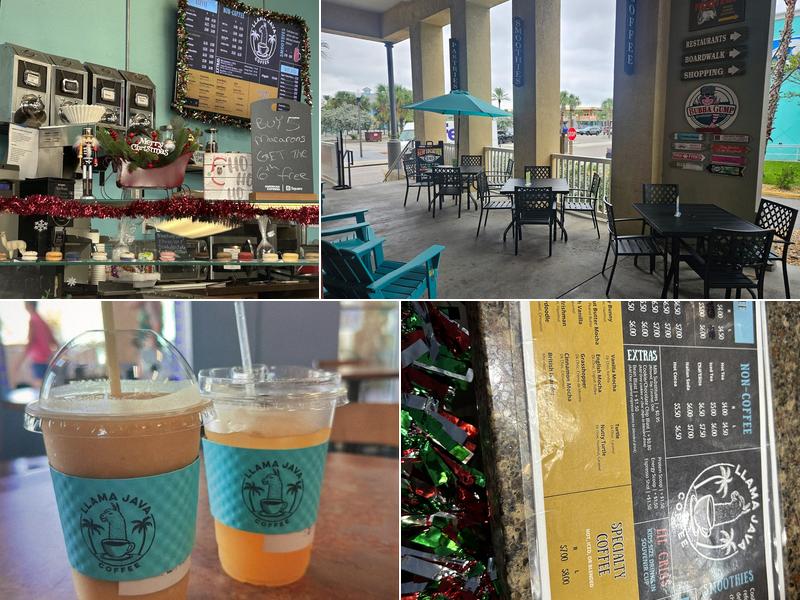 Llama Java Coffee Menu