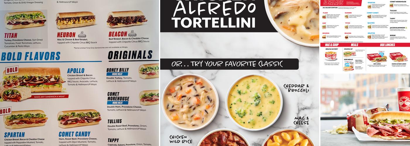 Erbert and Gerberts Menu