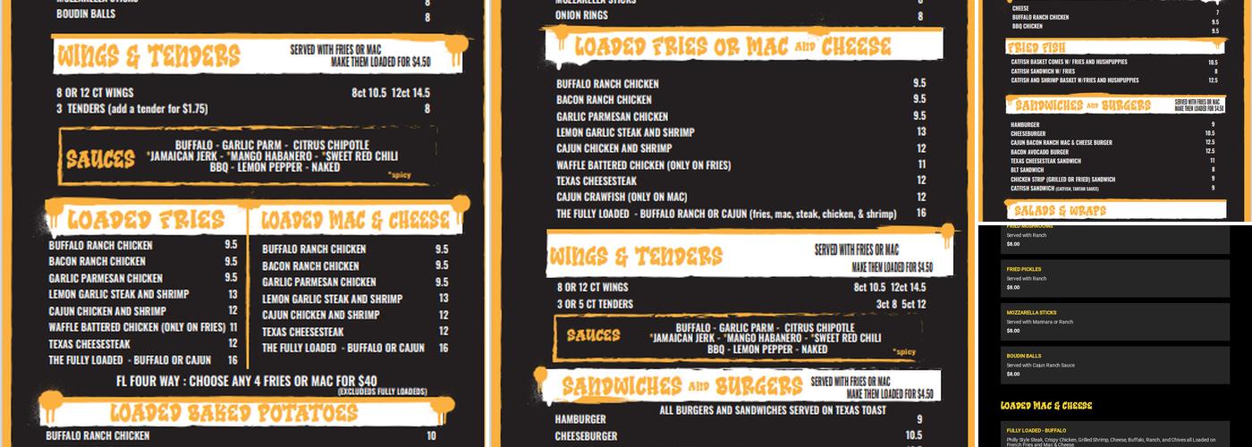 Fully Loaded Menu