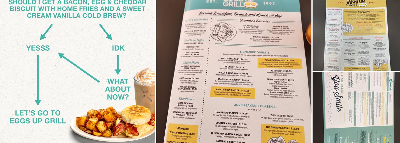 Eggs Up Grill Menu