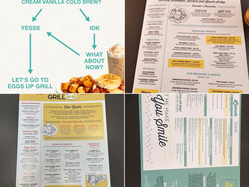 Eggs Up Grill Menu