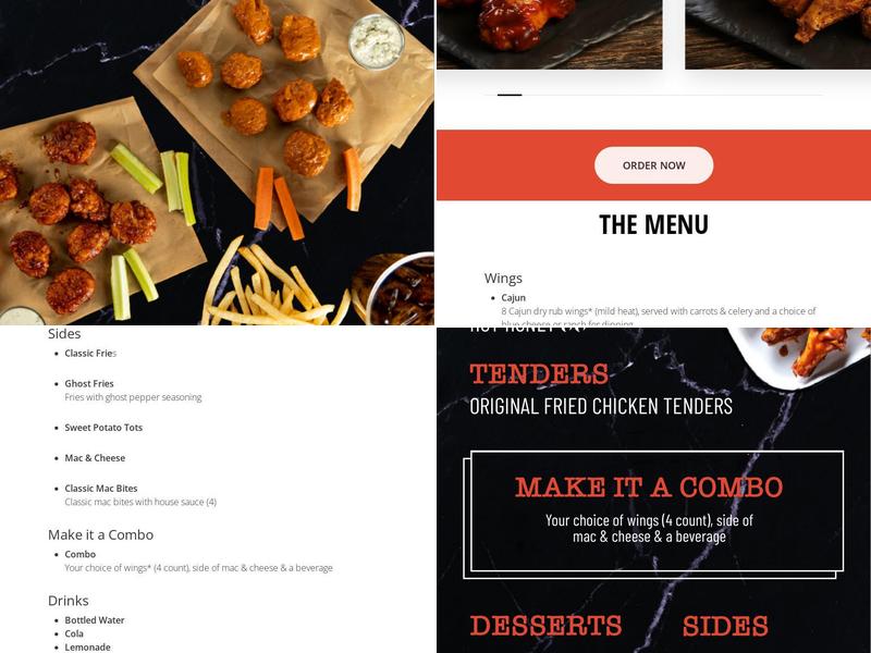 Firebelly Wings Menu