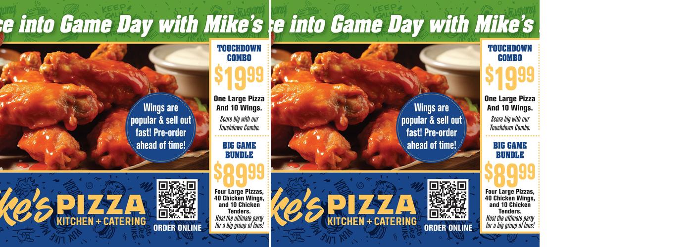 Mike's Pizza Kitchen + Catering Menu