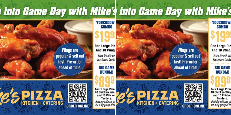 Mike's Pizza Kitchen + Catering Menu