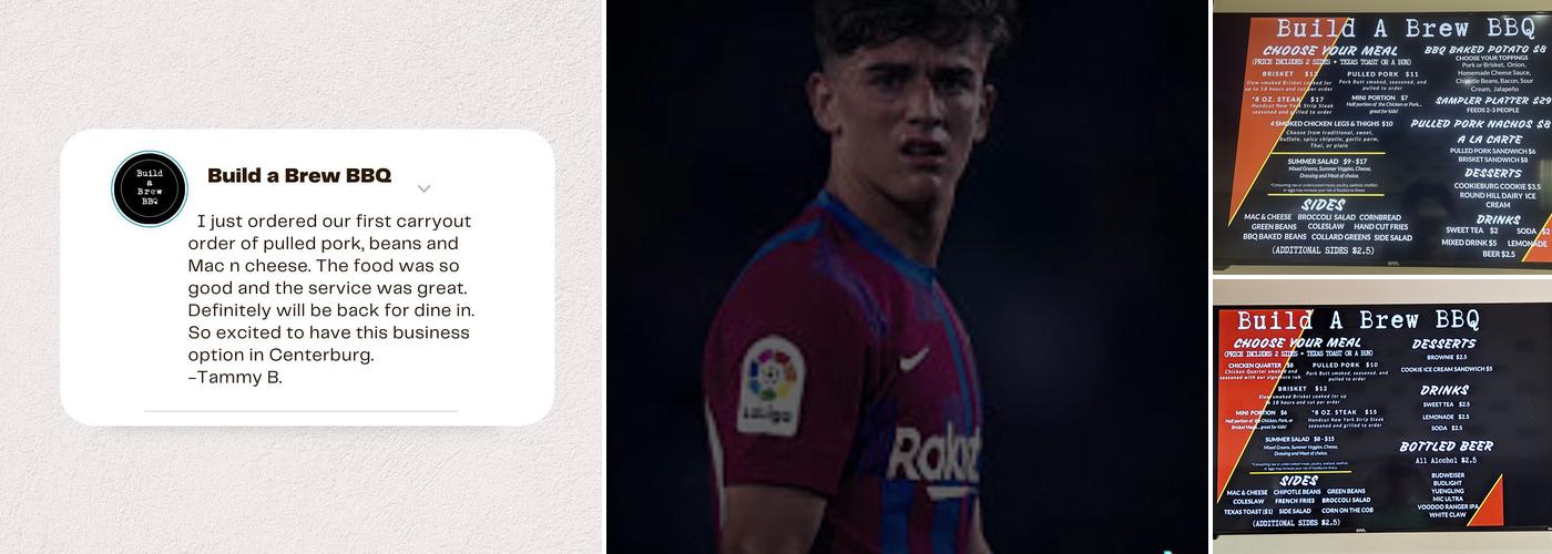 Build a Brew BBQ Menu