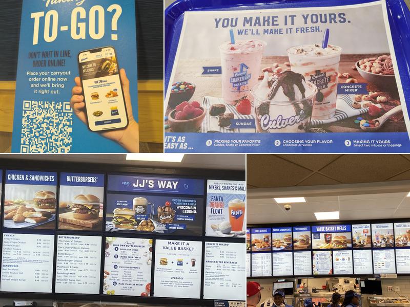 Culver’s Menu