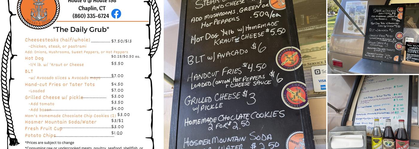 Hide-A-Way Steaks & Stuff Menu