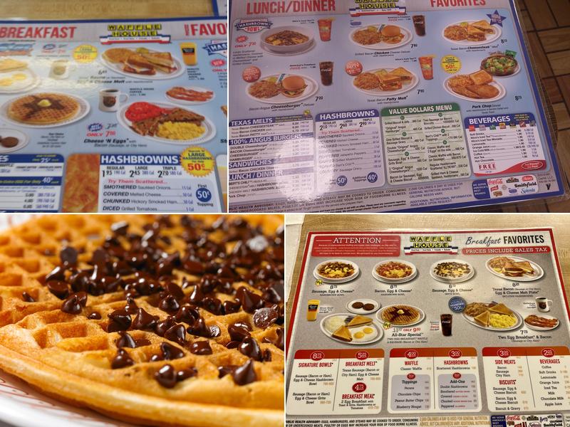 Waffle House Menu