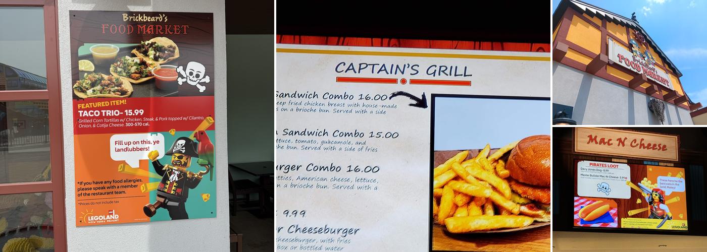 Brickbeard’s Food Market Menu