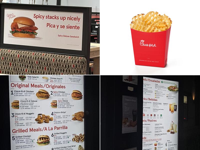 Chick-fil-A Menu