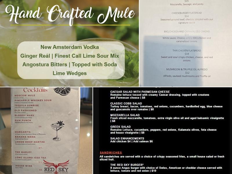 Red Sky Menu